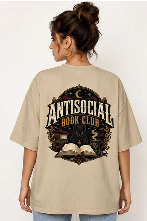 Anti Social Book Club Oversized T-Shirt