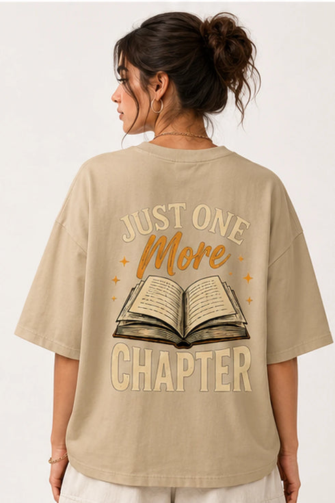 Just One More Chapter Oversized T-Shirt