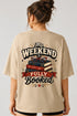 My Weekend Is Fully Booked Oversized T-Shirt