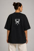 Rare Mode Butterfly oversized T-shirt with small chest logo and butterfly back print