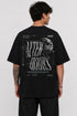Rare Mode After Hours Oversized Black T-Shirt back view