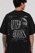Rare Mode After Hours Oversized Black T-Shirt close view