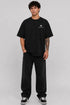 Rare Mode After Hours Oversized Black T-Shirt full view
