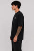 Rare Mode After Hours Oversized Black T-Shirt side view