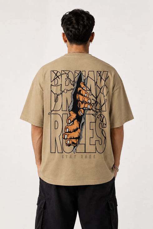 Break Rules Oversized T-Shirt | Rare Mode