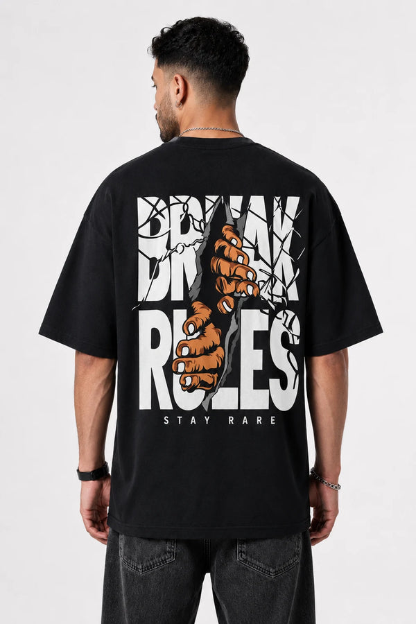 Break Rules Oversized T-Shirt | Rare Mode