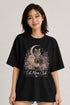 Cat Mom Club Oversized T-Shirt in Black