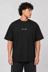 Chase Strength Daily Oversized Graphic T-Shirt Rare Mode - Chase Strength Daily Black Front