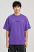 Chase Strength Daily Oversized Graphic T-Shirt Rare Mode - Chase Strength Daily Purple Front