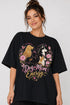 Dog Mom Energy Oversized T-Shirt in Black