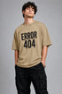 ERROR 404 Oversized Graphic T-Shirt