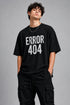 ERROR 404 Oversized Graphic T-Shirt