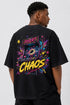 Insert Chaos Oversized Graphic T-Shirt Rare Mode