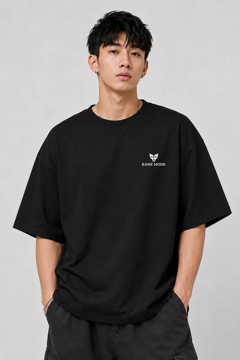 Level Up or Log Out Oversized Graphic T-Shirt Rare Mode