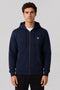 Men Premium Cotton Hoodie - Navy Blue