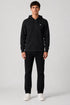 Men Premium Cotton Hoodie - Black full view