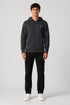 Men Premium Cotton Hoodie - Charcoal Grey full view