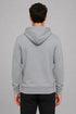 Men Premium Cotton Hoodie - Light Grey back view