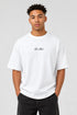 No Excuses Only Results Oversized Graphic T-Shirt Rare Mode - No Excuses Only Results White Front