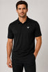 Men's Performax Polo T-Shirt - Black front view