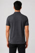 Men's Performax Polo T-Shirt - Charcoal Grey back view