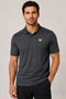 Men's Performax Polo T-Shirt - Charcoal Grey front view