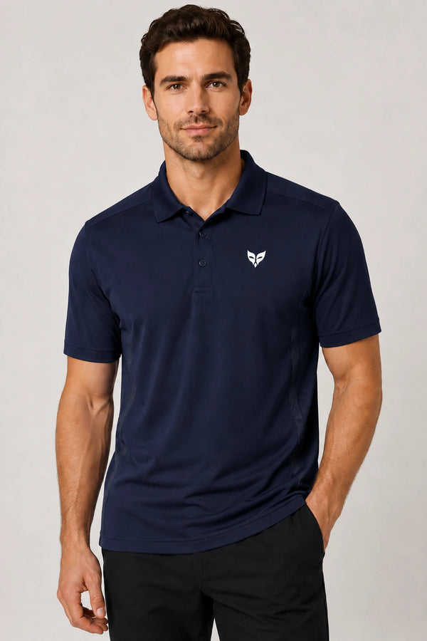 Men's Performax Polo T-Shirt - Dark Navy front view