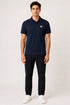 Men's Performax Polo T-Shirt - Dark Navy full model view