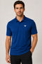 Men's Performax Polo T-Shirt - Deep Blue front view