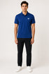 Men's Performax Polo T-Shirt - Deep Blue full model view