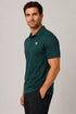 Men's Performax Polo T-Shirt - Deep Teal Green side view