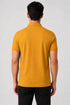Men's Performax Polo T-Shirt - Mustard Yellow back view