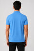 Men's Performax Polo T-Shirt - Sky Blue back view