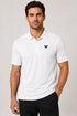 Men's Performax Polo T-Shirt - White front view