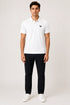 Men's Performax Polo T-Shirt - White full model view