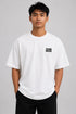 Rare Mode Powerful Premium Men T Shirt Fit Round Neck - White front view