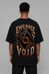 Premium Men Oversized T-Shirt - Embrace The Void in Black - back view