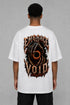 Premium Men Oversized T-Shirt - Embrace The Void in White - back view