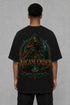 Premium Men Oversized T-Shirt - Arcane Order in Black - back view
