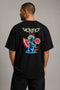 Sacrifice Angel Premium Men Oversized T-Shirt black back view
