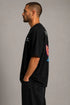 Sacrifice Angel Premium Men Oversized T-Shirt black side view