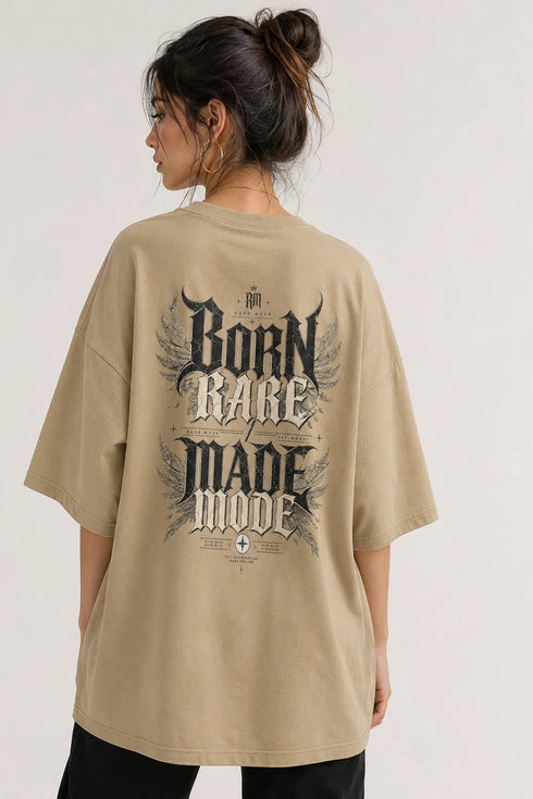 Born Rare Made Mode Oversized T-Shirt Rare Mode