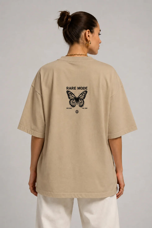 Rare Mode Butterfly Oversized T-Shirt – Luxury Streetwear Graphic Tee