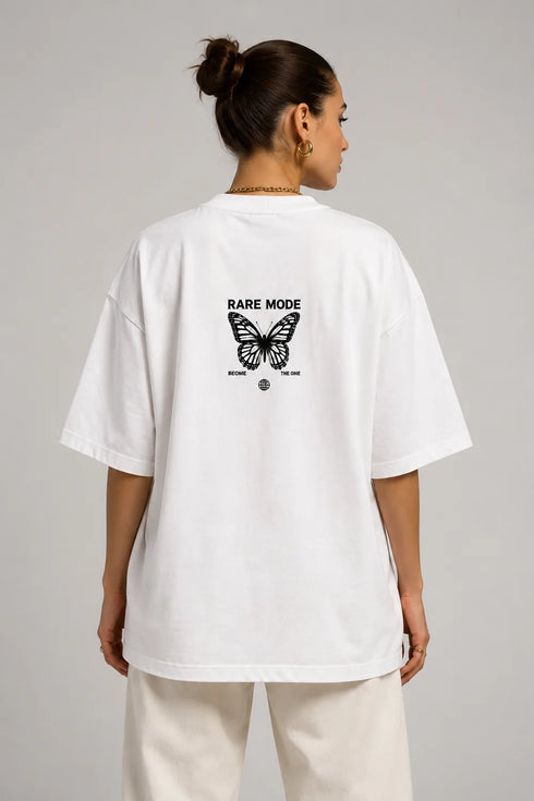 Rare Mode Butterfly Oversized T-Shirt – Luxury Streetwear Graphic Tee