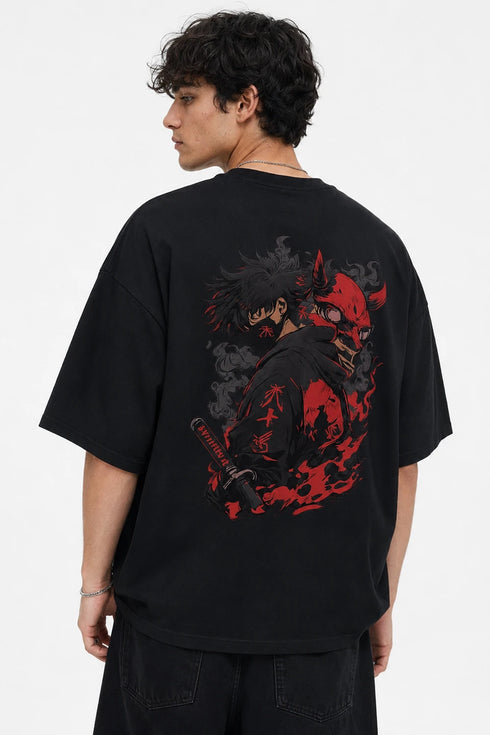 Rare Mode Oni Shadow Oversized T-Shirt