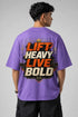 Lift Heavy Live Bold Oversized Graphic T-Shirt Rare Mode