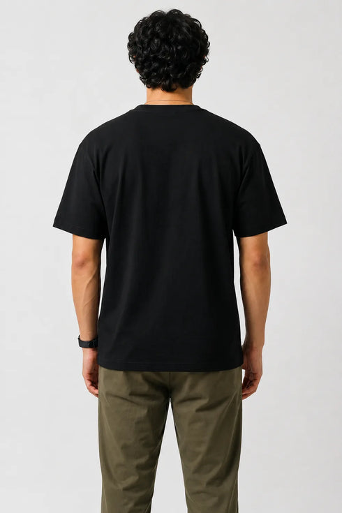 RARE MODE Built Different Oversized T-Shirt – Black