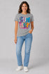 Women's Summer Vibes Premium Cotton T-Shirt - Grey - Full View