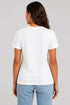 Women's Summer Vibes Premium Cotton T-Shirt - White - Back View