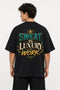 Sweat Is Luxury Work Oversized Graphic T-Shirt Rare Mode - Sweat Is Luxury Work Black Back